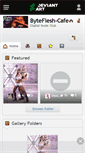 Mobile Screenshot of byteflesh-cafe.deviantart.com