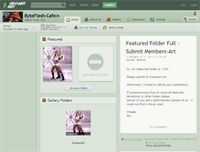 Tablet Screenshot of byteflesh-cafe.deviantart.com