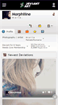 Mobile Screenshot of morphiiine.deviantart.com