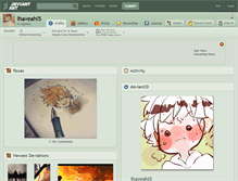 Tablet Screenshot of ihaveahi5.deviantart.com