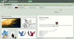 Desktop Screenshot of firedragon20.deviantart.com