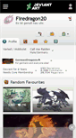 Mobile Screenshot of firedragon20.deviantart.com