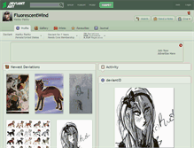 Tablet Screenshot of fluorescentwind.deviantart.com