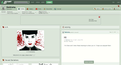 Desktop Screenshot of destroma.deviantart.com