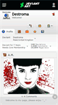 Mobile Screenshot of destroma.deviantart.com