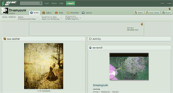 Desktop Screenshot of dreamypunk.deviantart.com