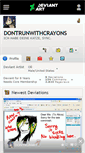 Mobile Screenshot of dontrunwithcrayons.deviantart.com