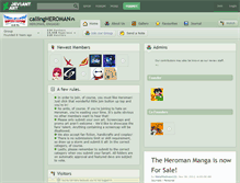 Tablet Screenshot of callingheroman.deviantart.com