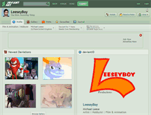 Tablet Screenshot of leeseyboy.deviantart.com