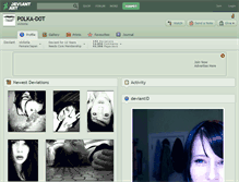 Tablet Screenshot of p0lka-d0t.deviantart.com