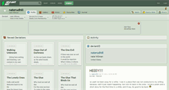 Desktop Screenshot of naterudhill.deviantart.com