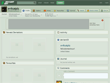 Tablet Screenshot of evilcatplz.deviantart.com