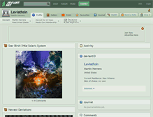 Tablet Screenshot of leviathsin.deviantart.com