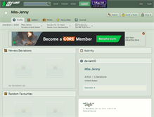Tablet Screenshot of miss-jenny.deviantart.com
