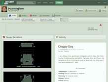 Tablet Screenshot of jvcunningham.deviantart.com