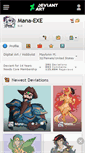 Mobile Screenshot of mana-exe.deviantart.com
