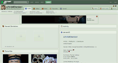 Desktop Screenshot of a7x-forever6661.deviantart.com