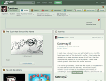 Tablet Screenshot of fureimes.deviantart.com