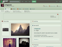 Tablet Screenshot of lthagenplz.deviantart.com