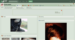 Desktop Screenshot of muse-queen.deviantart.com