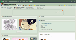 Desktop Screenshot of kaoru-x-haruhi-club.deviantart.com