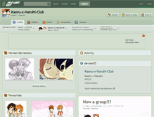 Tablet Screenshot of kaoru-x-haruhi-club.deviantart.com