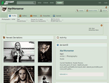 Tablet Screenshot of marinonsense.deviantart.com