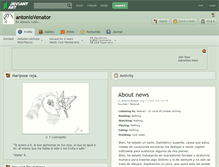 Tablet Screenshot of antoniovenator.deviantart.com