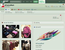 Tablet Screenshot of mrsunnyblack.deviantart.com