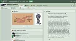 Desktop Screenshot of narwhals-united.deviantart.com