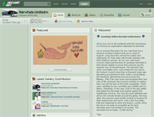 Tablet Screenshot of narwhals-united.deviantart.com