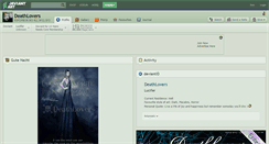 Desktop Screenshot of deathlovers.deviantart.com