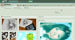Desktop Screenshot of ekiekimura.deviantart.com