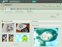 Tablet Screenshot of ekiekimura.deviantart.com