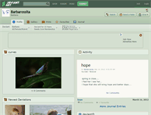 Tablet Screenshot of barbarossita.deviantart.com