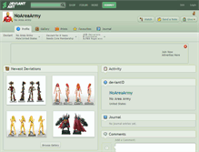 Tablet Screenshot of noareaarmy.deviantart.com