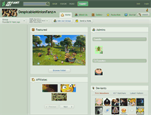 Tablet Screenshot of despicableminionfanz.deviantart.com