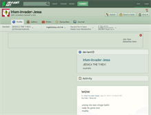 Tablet Screenshot of irken-invader-jessa.deviantart.com