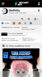 Mobile Screenshot of desfinity.deviantart.com