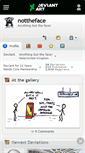 Mobile Screenshot of nottheface.deviantart.com