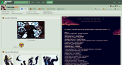 Desktop Screenshot of hatreda.deviantart.com