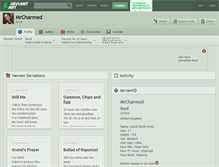 Tablet Screenshot of mrcharmed.deviantart.com