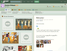 Tablet Screenshot of kurara-shikaze.deviantart.com