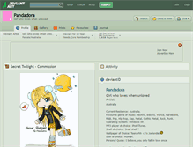 Tablet Screenshot of pandadora.deviantart.com