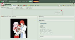 Desktop Screenshot of loveshinobi.deviantart.com