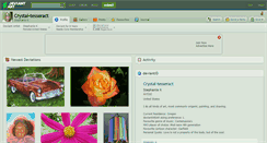 Desktop Screenshot of crystal-tesseract.deviantart.com
