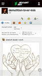 Mobile Screenshot of demolition-lover-666.deviantart.com