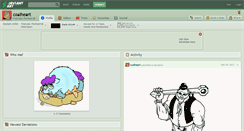Desktop Screenshot of coalheart.deviantart.com