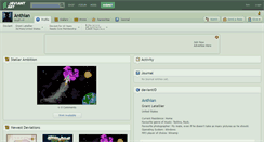Desktop Screenshot of anthian.deviantart.com