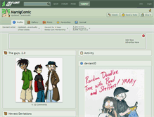 Tablet Screenshot of marsigcomic.deviantart.com